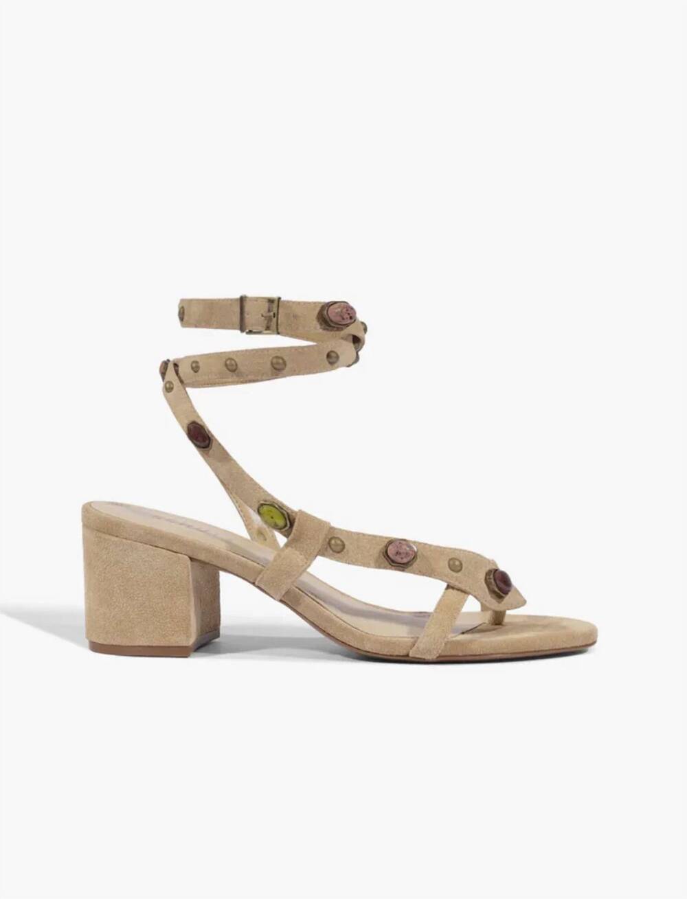 NEW SCHUTZ women's cleo glam heel in light wood